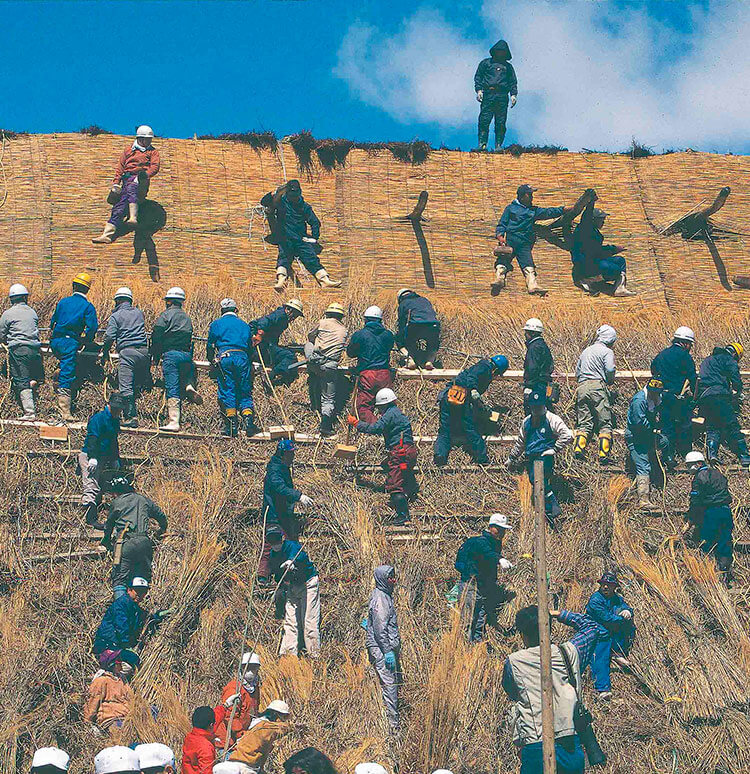 世界遺産の合掌造り