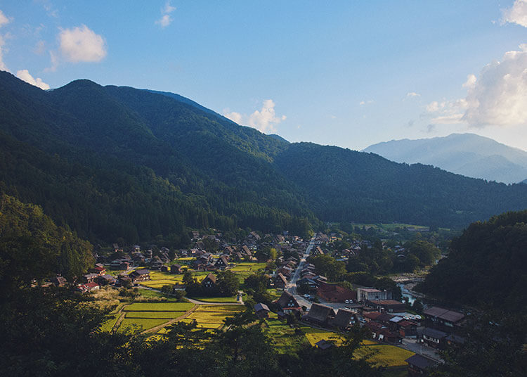 白川郷の景色